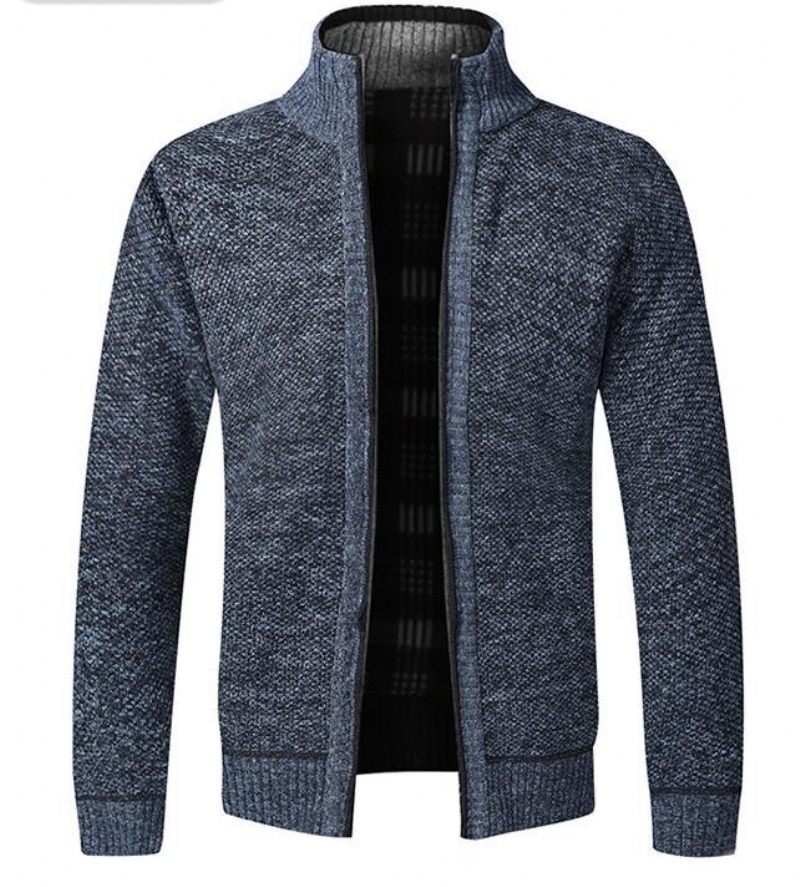 Heren Sweaterjack Losvallend Casual Gebreid Vest Trend