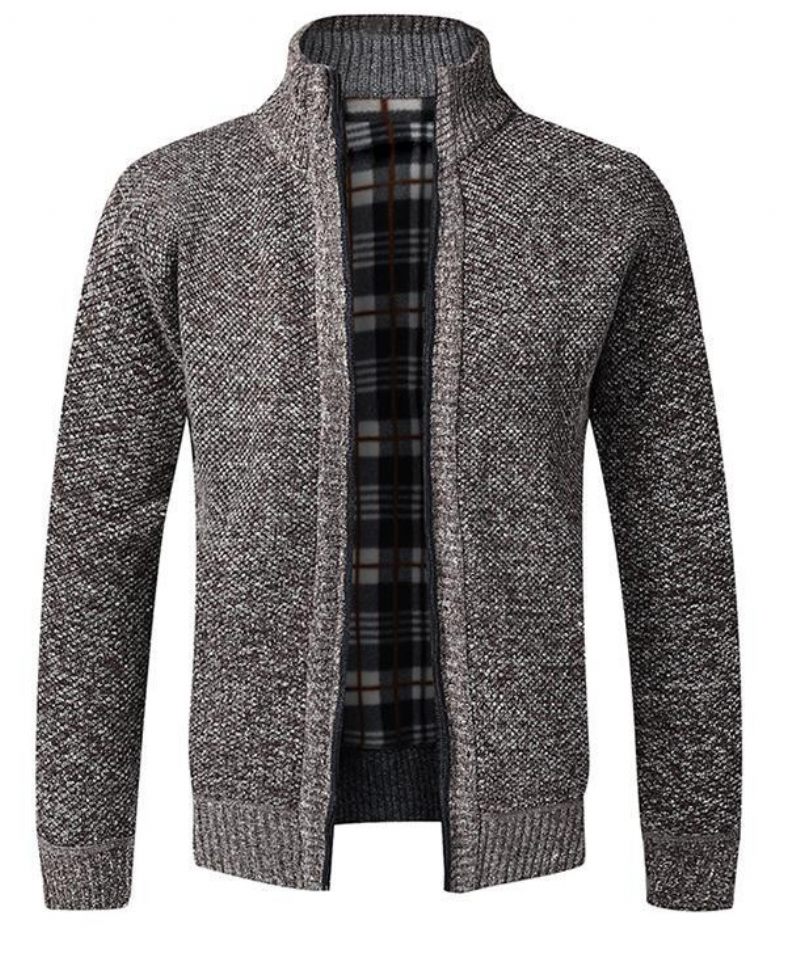 Heren Sweaterjack Losvallend Casual Gebreid Vest Trend