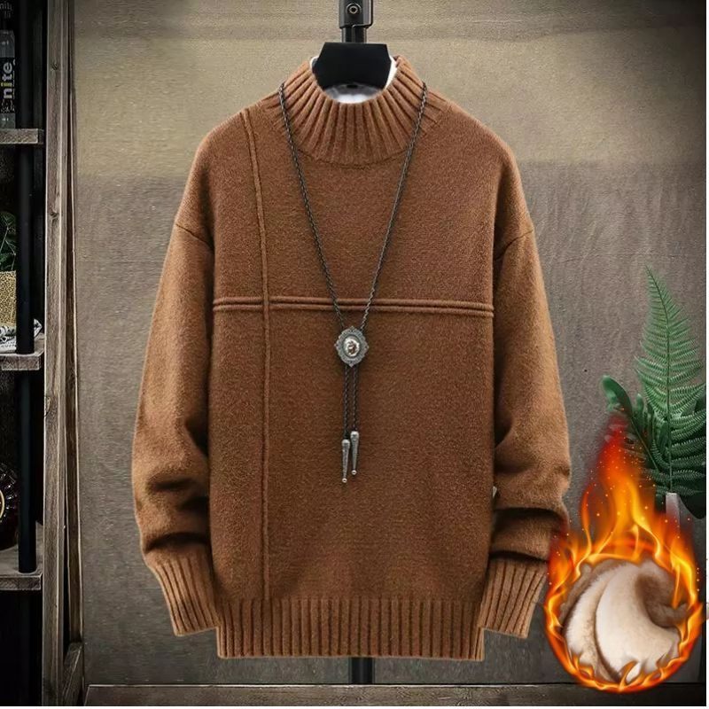 Herensweater Ronde Hals Knitwear Warm Casual