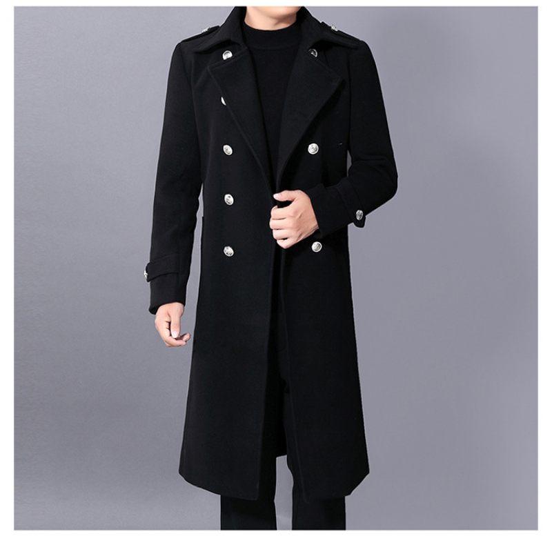 2024 Heren Trenchcoats Mode Slim Fit Jassen