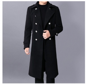 2024 Heren Trenchcoats Mode Slim Fit Jassen