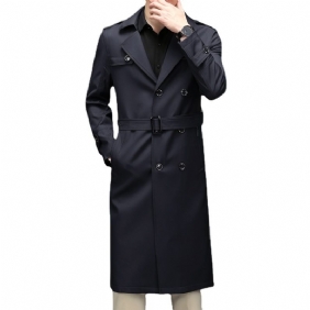 Casual Trenchcoat Heren Lange Zakelijke Jas