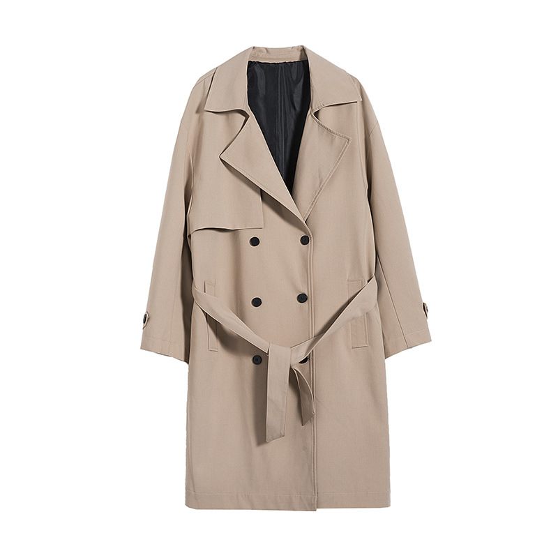 Heren Trenchcoat 2024 Halflange Trendy Vrijetijdsjas