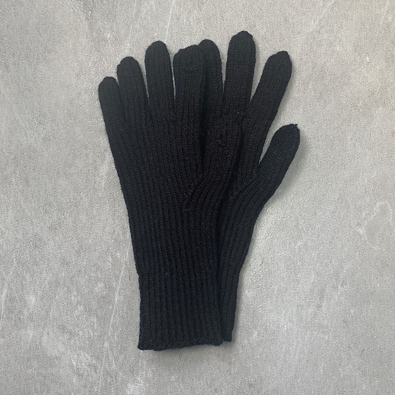 22 Nieuwe Winter Effen Kleur Gebreide Handschoenen Heren En Dames Warm Gat Vinger Touchscreen Wollen