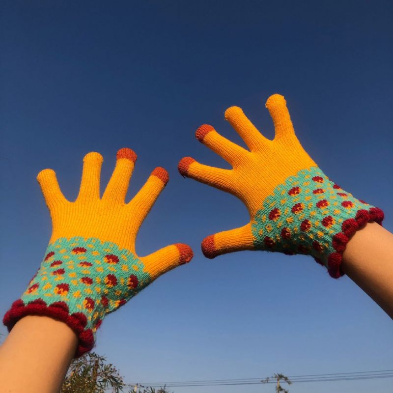 Handschoenen Dames Schattig Warm Winter Heren Paardrijden En Koudebestendig Verdikt Plus Fluweel Vijfvingerig Touchscreen Paar Nieuw