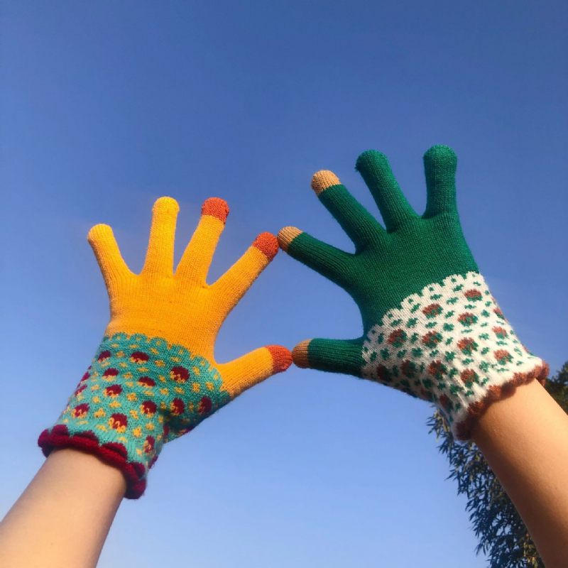 Handschoenen Dames Schattig Warm Winter Heren Paardrijden En Koudebestendig Verdikt Plus Fluweel Vijfvingerig Touchscreen Paar Nieuw