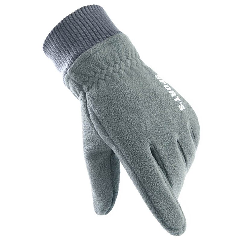 Handschoenen Heren Winter Polar Fleece Plus Fluweel Verdikte Warme Wielrensport Rijden Antislip Touchscreen