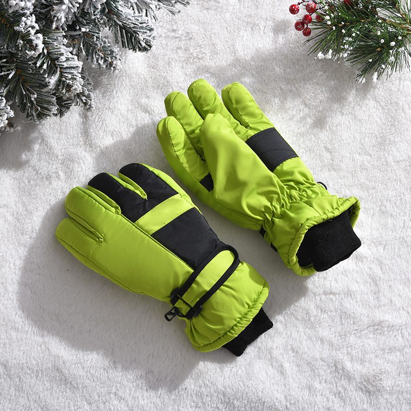 Outdoor Skihandschoenen Slijtvaste Winter Plus Fluwelen Verdikte Warme Handschoenen Koudebestendige En Waterdichte Rijhandschoenen