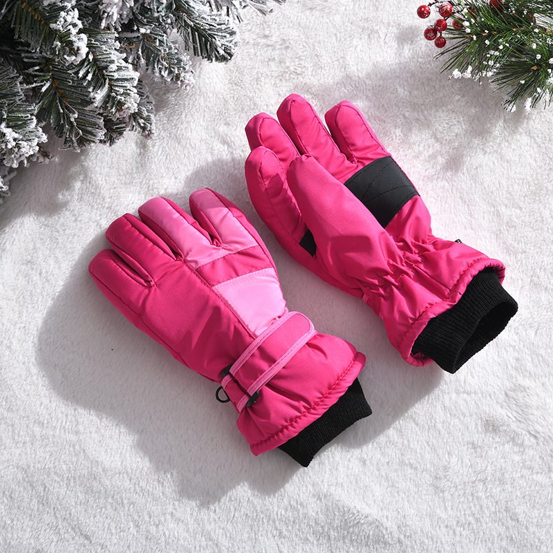 Outdoor Skihandschoenen Slijtvaste Winter Plus Fluwelen Verdikte Warme Handschoenen Koudebestendige En Waterdichte Rijhandschoenen