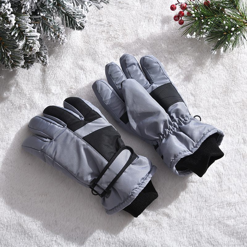 Outdoor Skihandschoenen Slijtvaste Winter Plus Fluwelen Verdikte Warme Handschoenen Koudebestendige En Waterdichte Rijhandschoenen