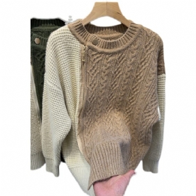 Sweaterjas Dames 2024 Lente Nieuwe Retro Losse Gebreide Sweater Top Cardigan