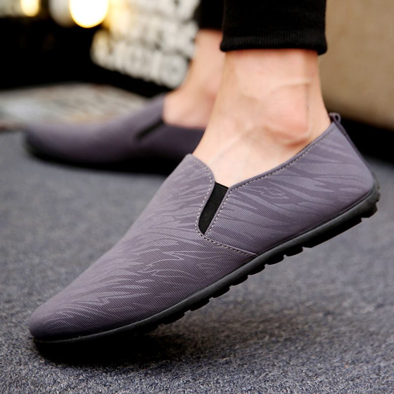 2024 Lente Herenschoenen Nieuwe Stijl Comfortabele Slip-on Casual Schoenen Heren Peas