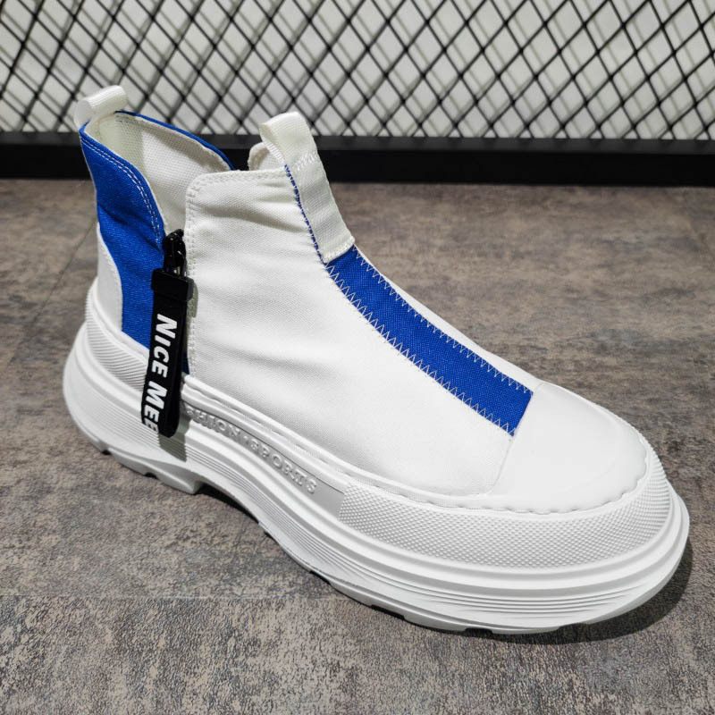 2024 Lente En Zomer Martin Laarzen Heren High-top Casual Schoenen Trendy Sneakers