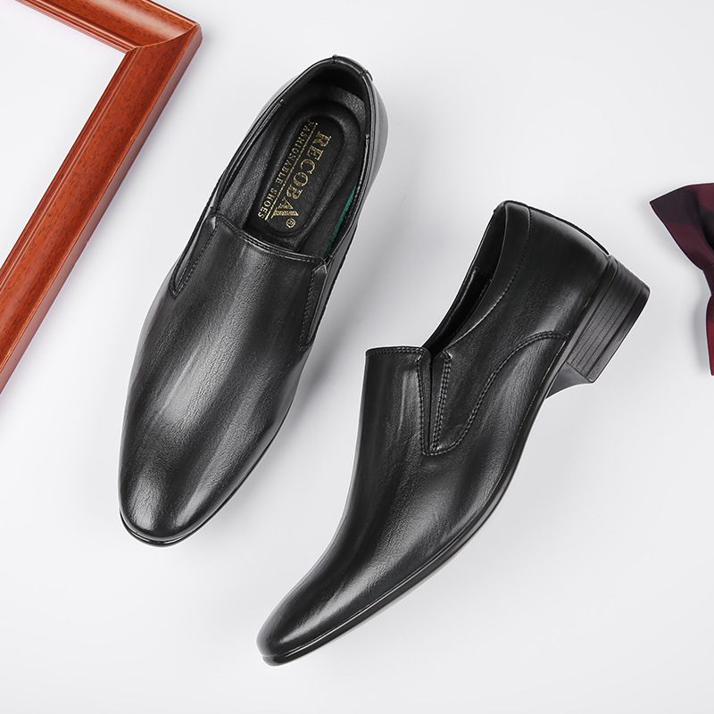 2024 Nieuwe Casual Slip-on Zakelijke Formele Kleding Schoenen Heren Loafers Ademend Tij