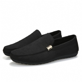 2024 Zomer Stoffen Schoenen Doudou Heren Casual Trend Slip-on Canvas Herenschoenen