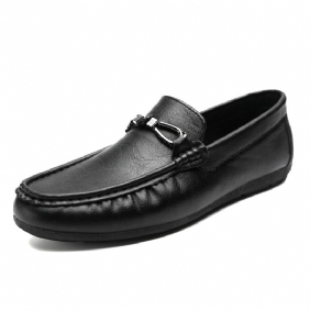 Doudou Schoenen Heren 2024 Lente Nieuwe Set Voeten Geklede Zachte Zool Casual Ademende Loafers