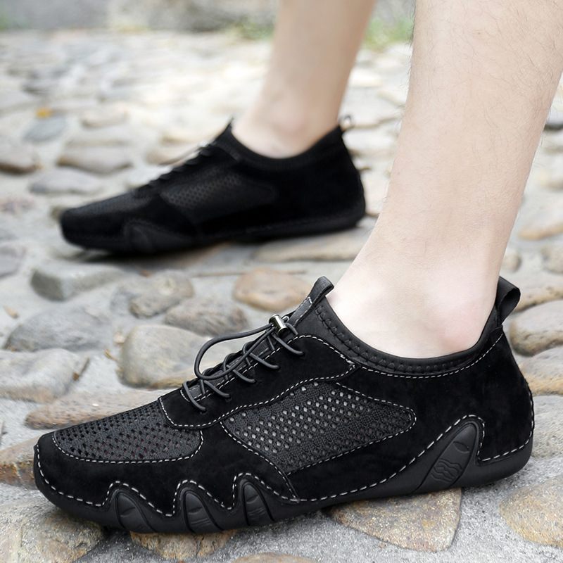 Grote Maat Herenschoenen Trendy Schoenen 2024 Lente En Zomer Octopus Heren Casual Doudou Net Oude Beijing