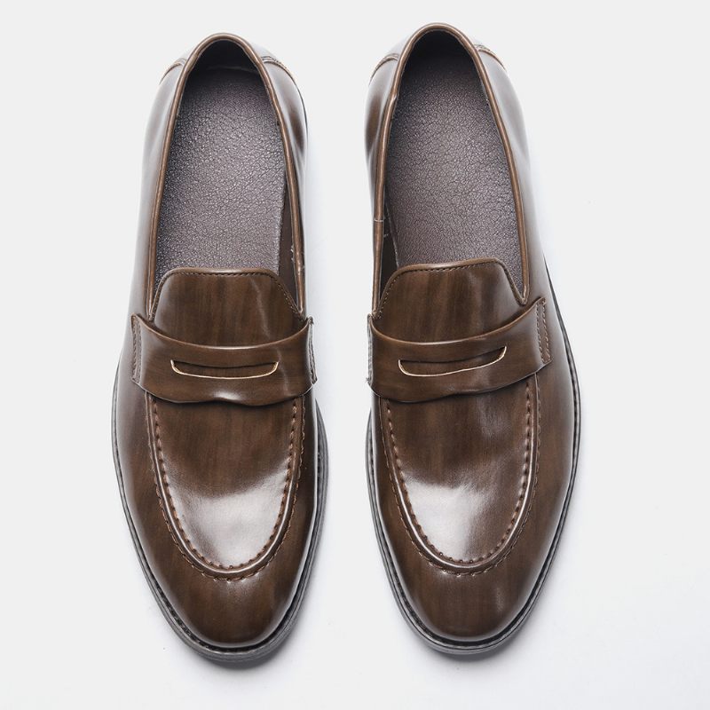 Herenschoenen Grote Maten Heren Casual Schoenen Instappers Penny Zomerrijschoenen Loafers