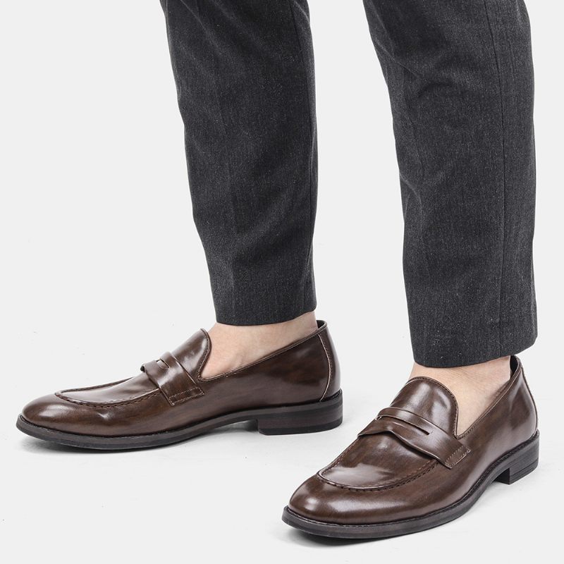 Herenschoenen Grote Maten Heren Casual Schoenen Instappers Penny Zomerrijschoenen Loafers