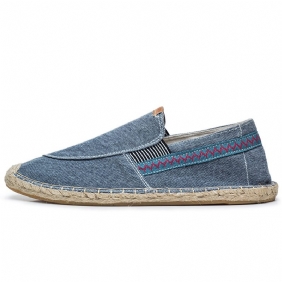 Herfst Nieuwe Heren Casual Handgemaakte Hennepschoenen Paar Espadrilles Ademend