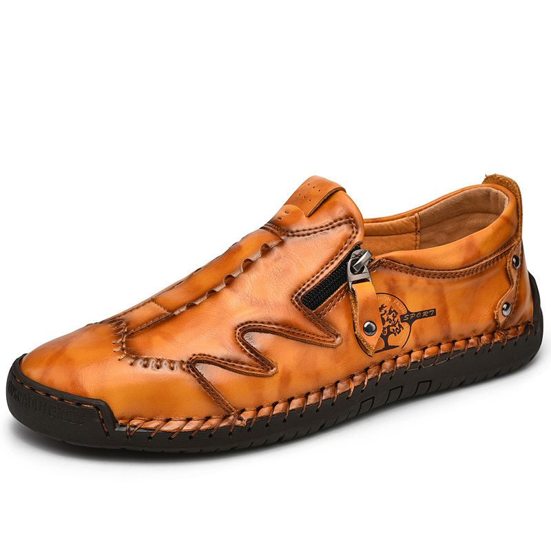 Lente En Herfst Nieuwe Mannen 6035 Casual Schoenen Grote Maat Business Set Van Voeten Dress Genaaid Ademend Erwten