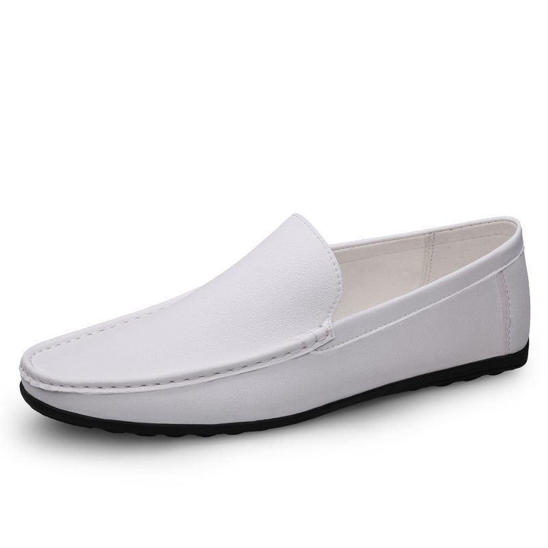 Lente Lage Top Erwten Schoenen Dagelijkse Ronde Neus Heren Grote Maat Casual Nieuwe Ademende Loafers Mode Trend