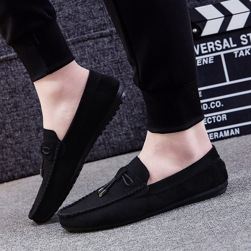 Lente Nieuwe Mode Herenschoenen Trendy Casual Heren Rijschoenen Slip-on Erwten Schoenen