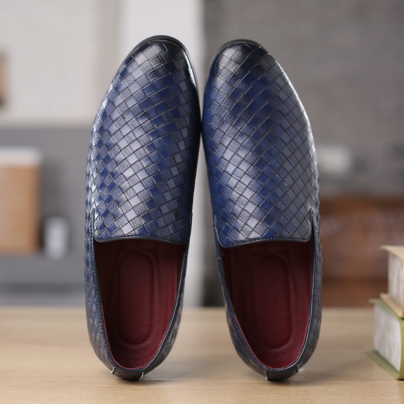 Loafers Heren Slip-on Casual Zomer Nieuwe Geklede Schoenen Ademende Zachte