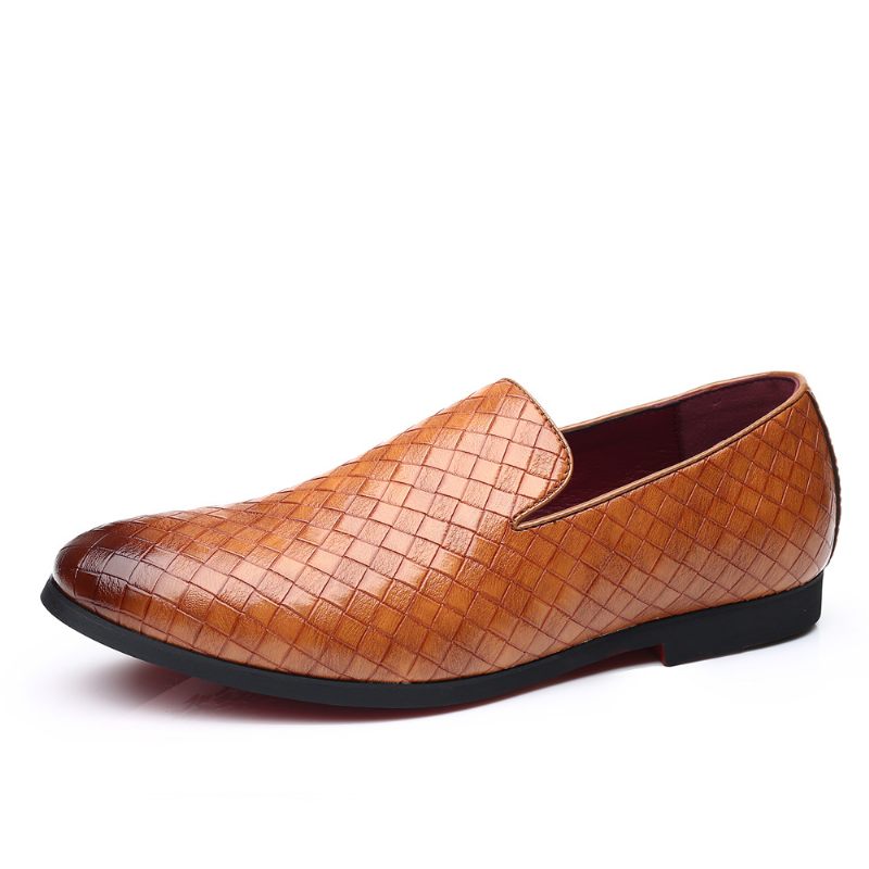 Loafers Heren Slip-on Casual Zomer Nieuwe Geklede Schoenen Ademende Zachte