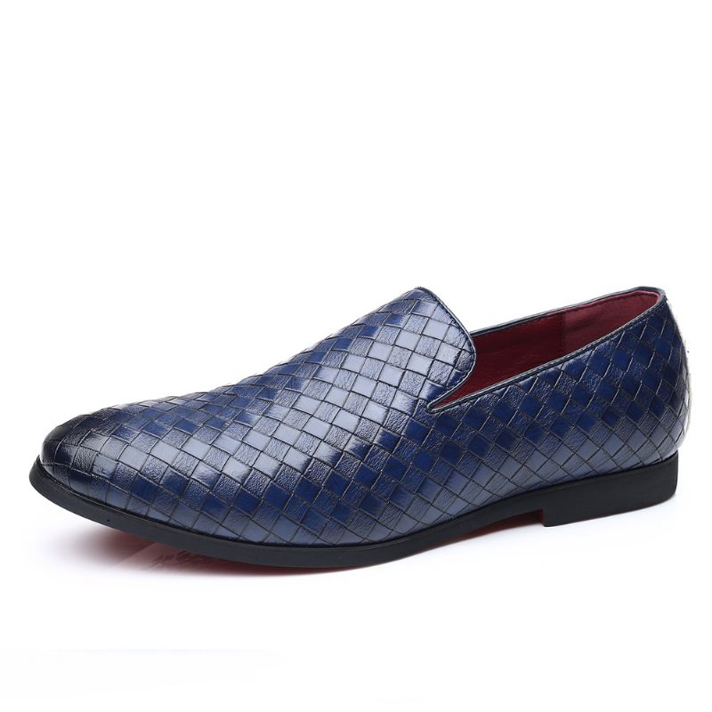 Loafers Heren Slip-on Casual Zomer Nieuwe Geklede Schoenen Ademende Zachte