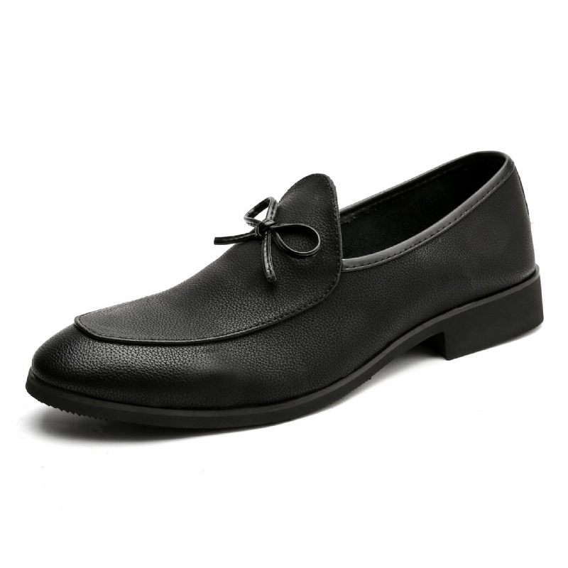 Low Top Loafers Retro Formele Mode Ademende Heren Casual Schoenen Zakelijke Jurk Man