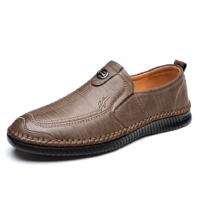 Nieuwe Herenschoenen Volledig Zacht Leer Heren Casual Kleding Schoenen Slip-on Rijschoenen