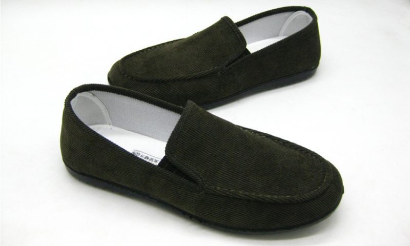 Stoffen Schoenen Heren Slip-on Oude Ademende Lichte Vrijetijdsschoenen Suède Comfortabele Zachte Zolen Loafer Flats