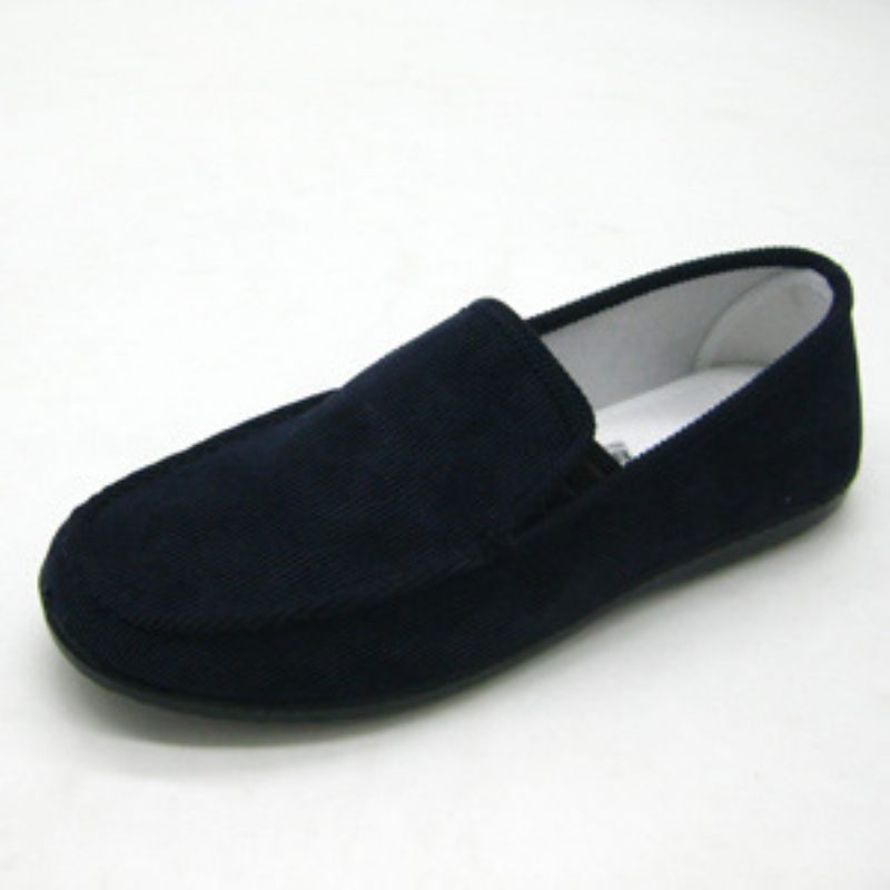 Stoffen Schoenen Heren Slip-on Oude Ademende Lichte Vrijetijdsschoenen Suède Comfortabele Zachte Zolen Loafer Flats