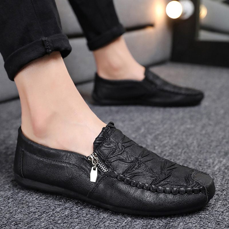 Zomer Herenschoenen Heren Geklede Schoenen Slip-on Erwten Spirit Guy Casual Zachte Zolen Trendy