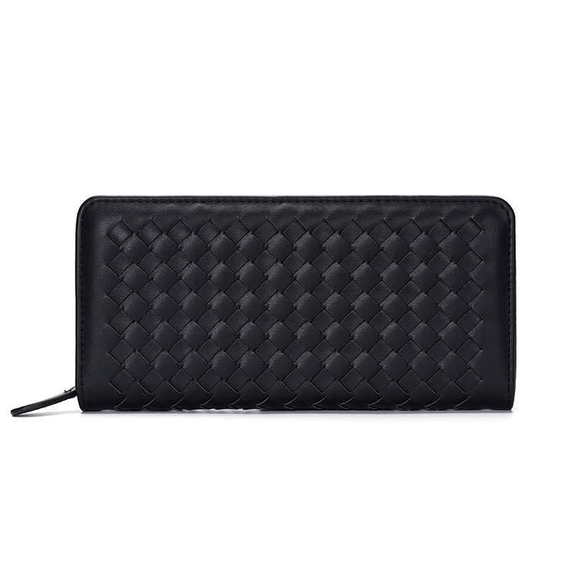 Handgeweven Portemonnee Nieuwe Business Casual Heren- En Damesportemonnee Clutch Tas Mobiele Telefoon Tas Trend Tas