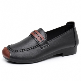 Lente Nieuwe Slip-on Casual Damesschoenen Comfortabele Mode Platte Moederschoenen Dames Schoenen Lichtgewicht Zachte Bodem Erwten