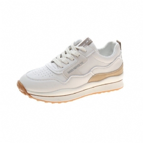 Sportschoenen Dames 2024 Lente Nieuwe Ademende Low-top Platte Bodem 41 Yards Schoenen Casual Veterschoenen