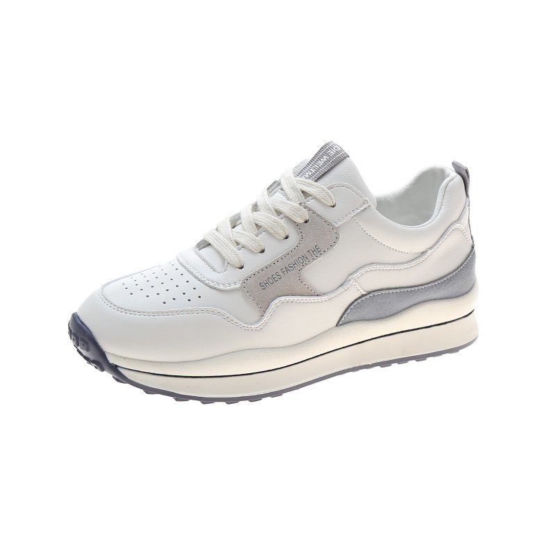 Sportschoenen Dames 2024 Lente Nieuwe Ademende Low-top Platte Bodem 41 Yards Schoenen Casual Veterschoenen