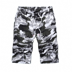 2024 Nieuwe Shorts Heren Casual Camouflage Vijf Punten Mode Strand