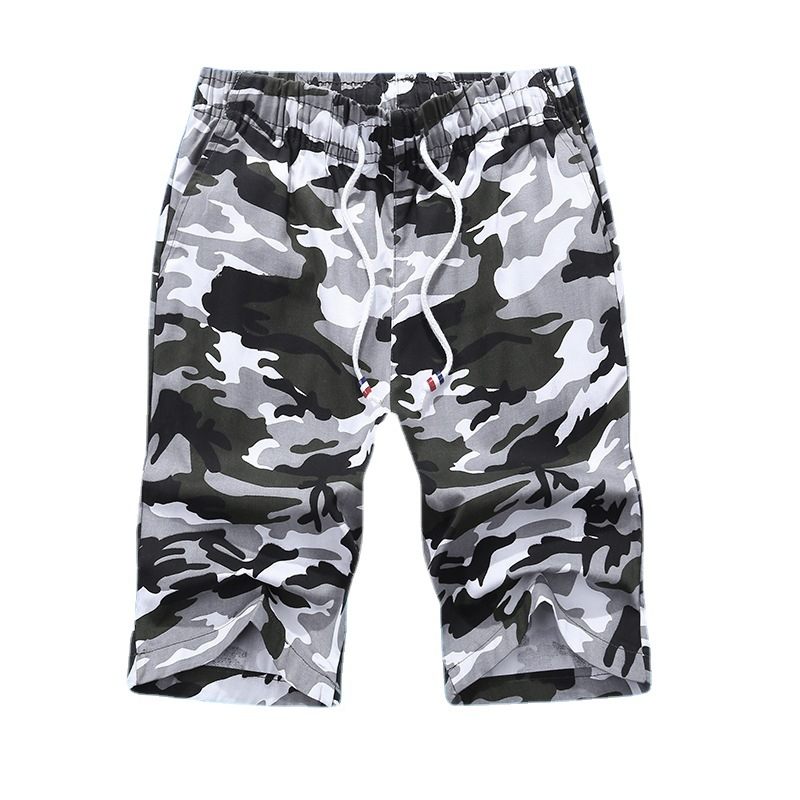 2024 Nieuwe Shorts Heren Casual Camouflage Vijf Punten Mode Strand