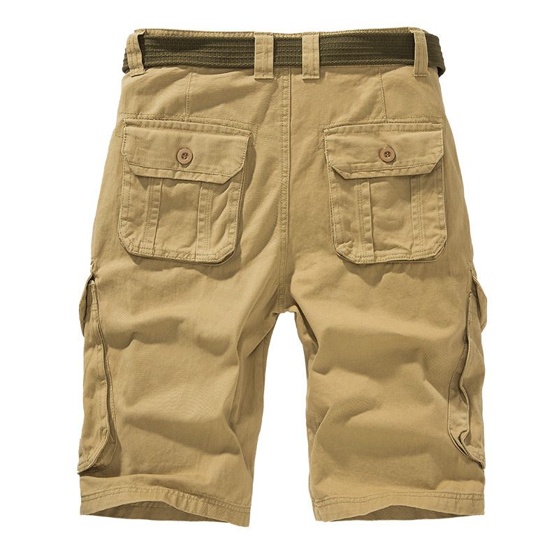 2024 Zomer Effen Kleur Tooling Shorts Heren Losse Casual