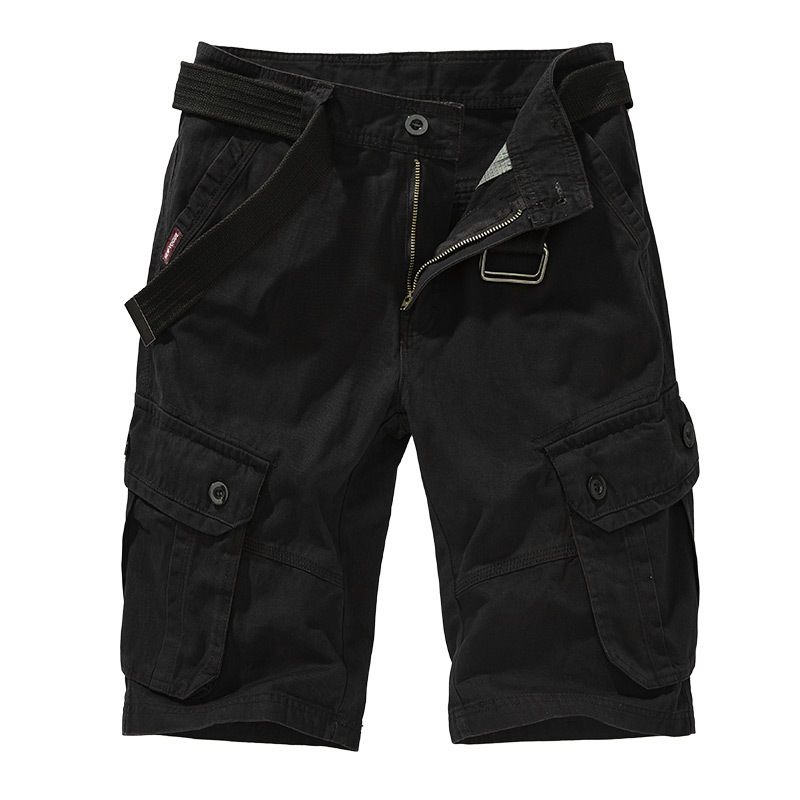 2024 Zomer Effen Kleur Tooling Shorts Heren Losse Casual