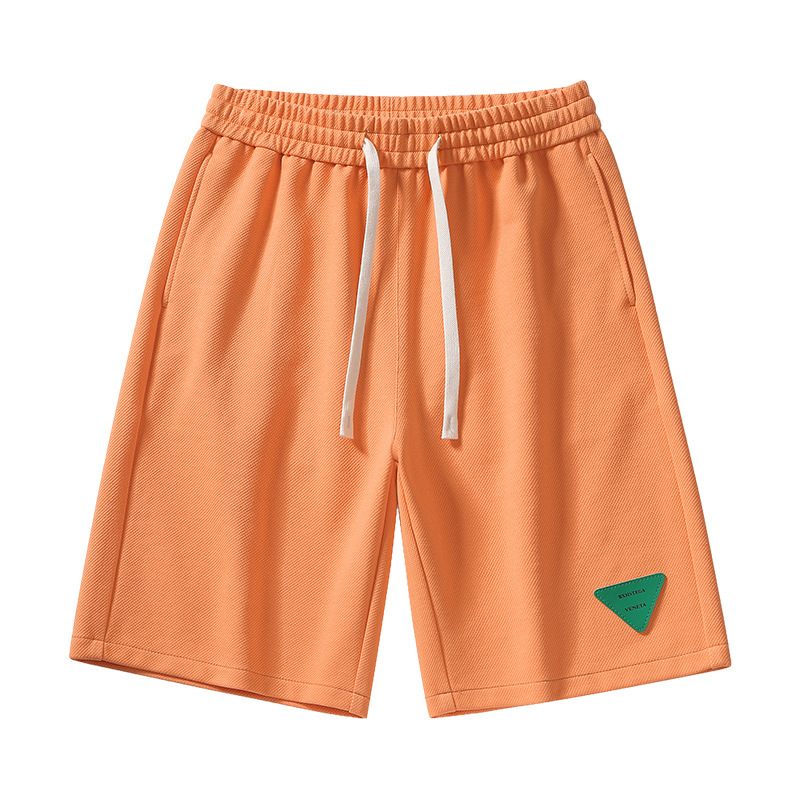 2024 Zomer Groene Driehoek Stiksels Twill Sport Casual Shorts Heren