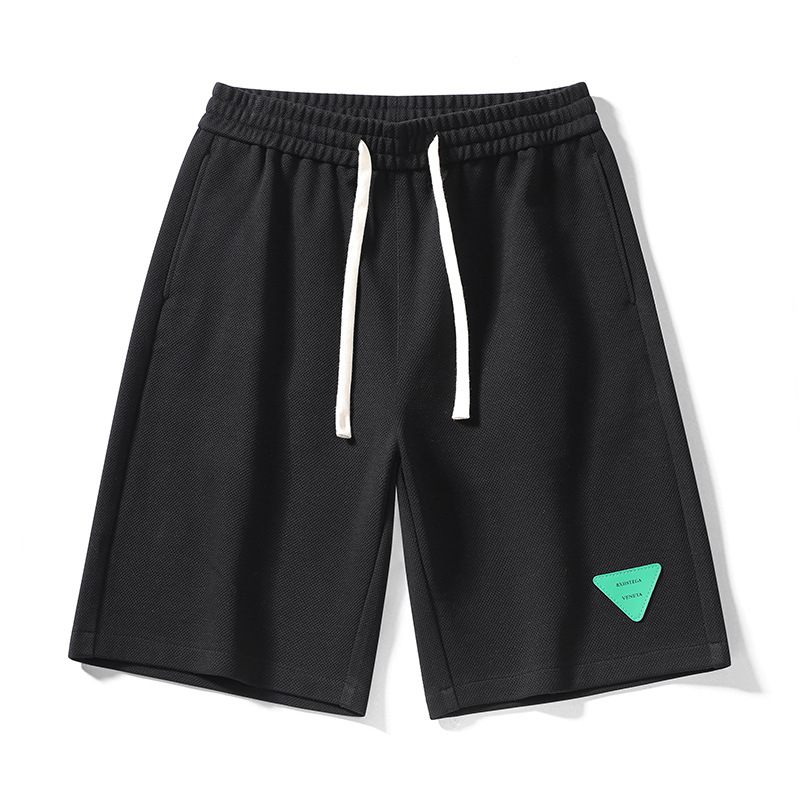 2024 Zomer Groene Driehoek Stiksels Twill Sport Casual Shorts Heren