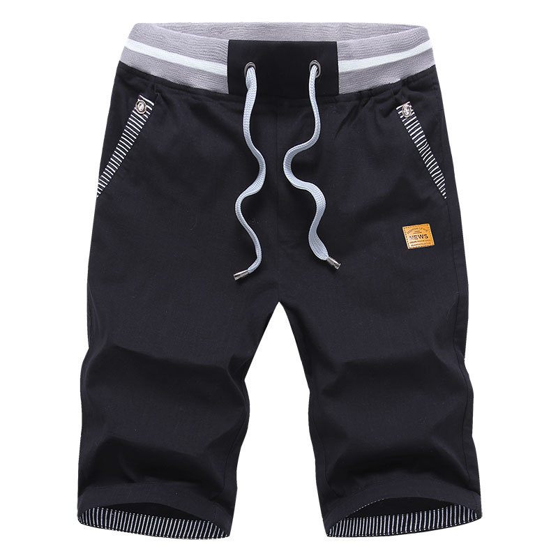 2024 Zomer Nieuwe Heren Cropped Linnen Shorts Slim Fit Ademend Dun Gedeelte