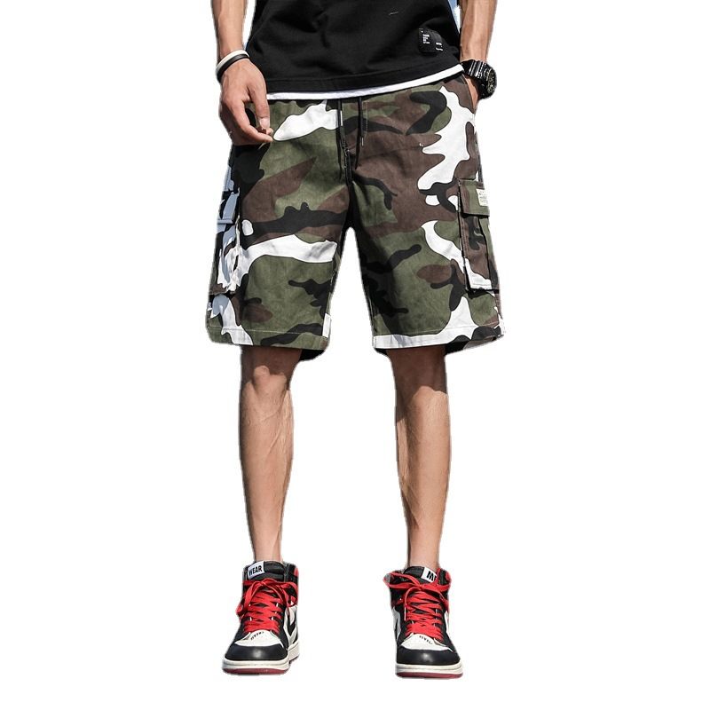 2024 Zomer Tooling Shorts Heren Camouflage Vijf Punten Los Casual Sportstrand