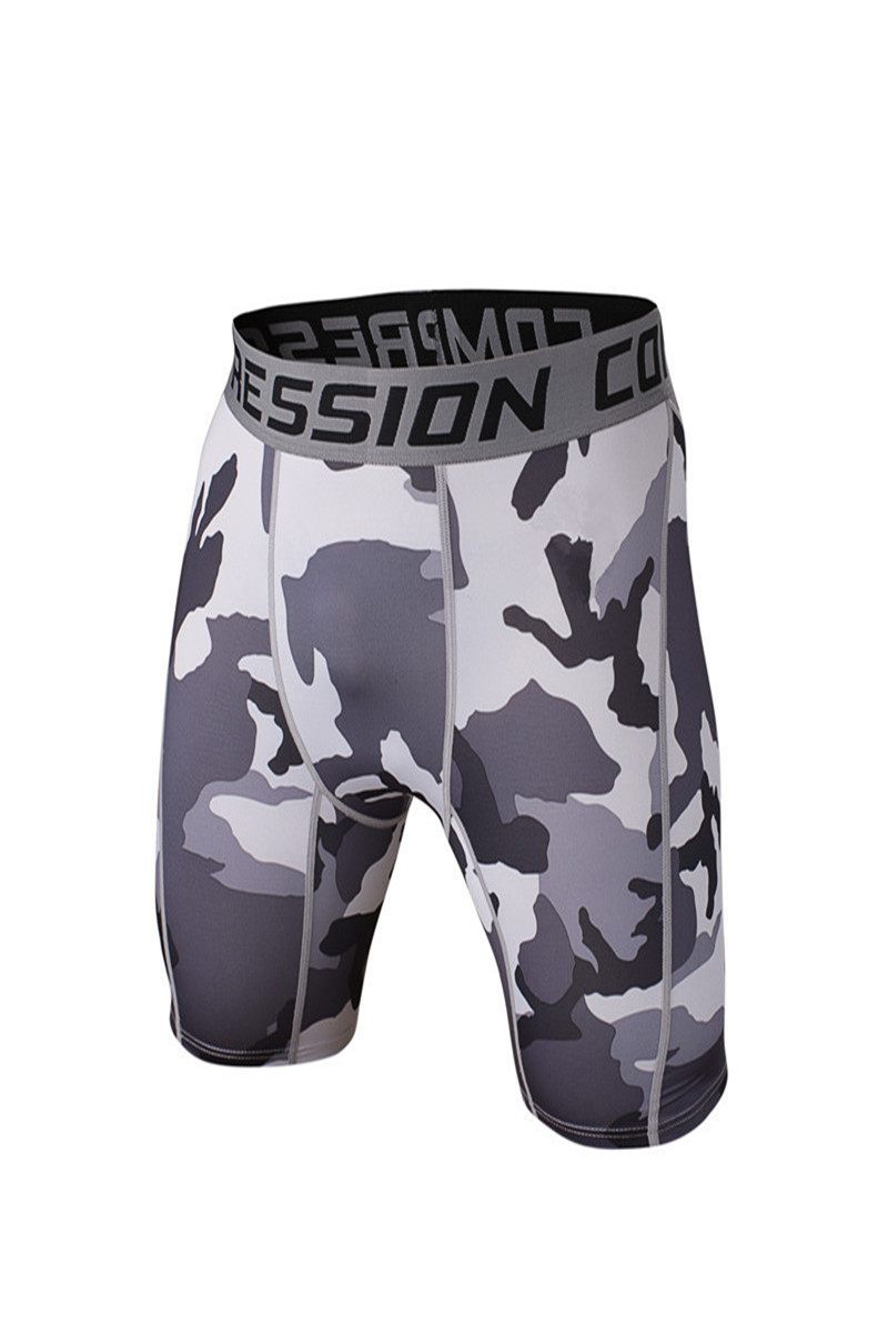 Basketballegging Camouflage Sneldrogende Shorts Heren Hardloopfitness Sportleggings