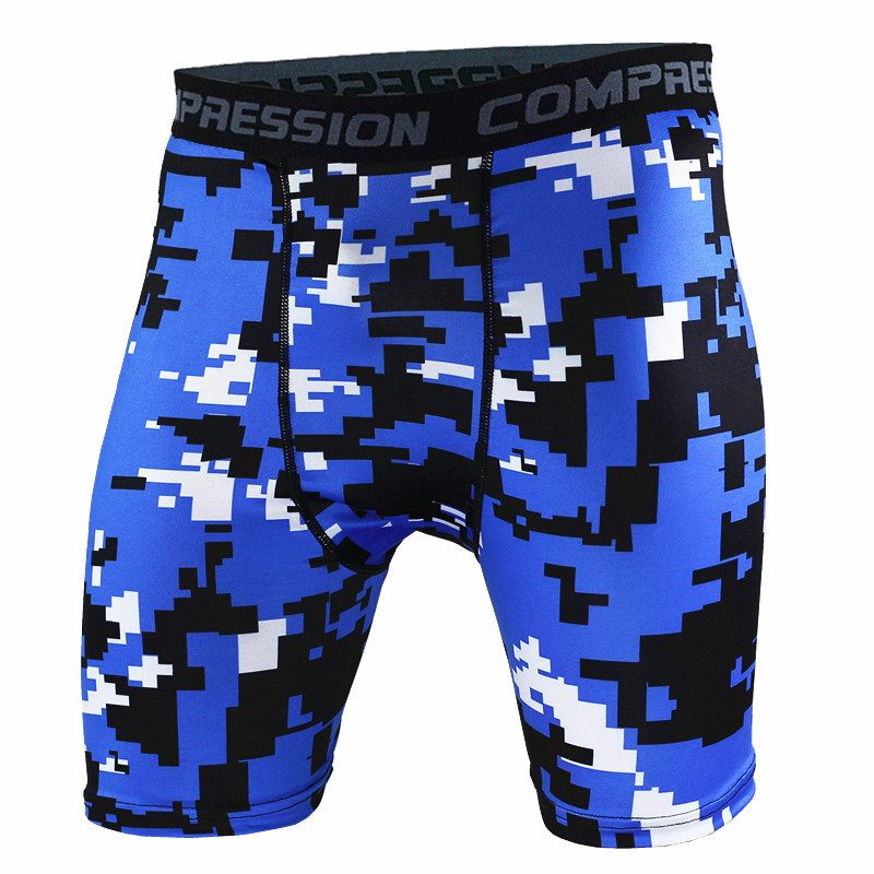 Basketballegging Camouflage Sneldrogende Shorts Heren Hardloopfitness Sportleggings