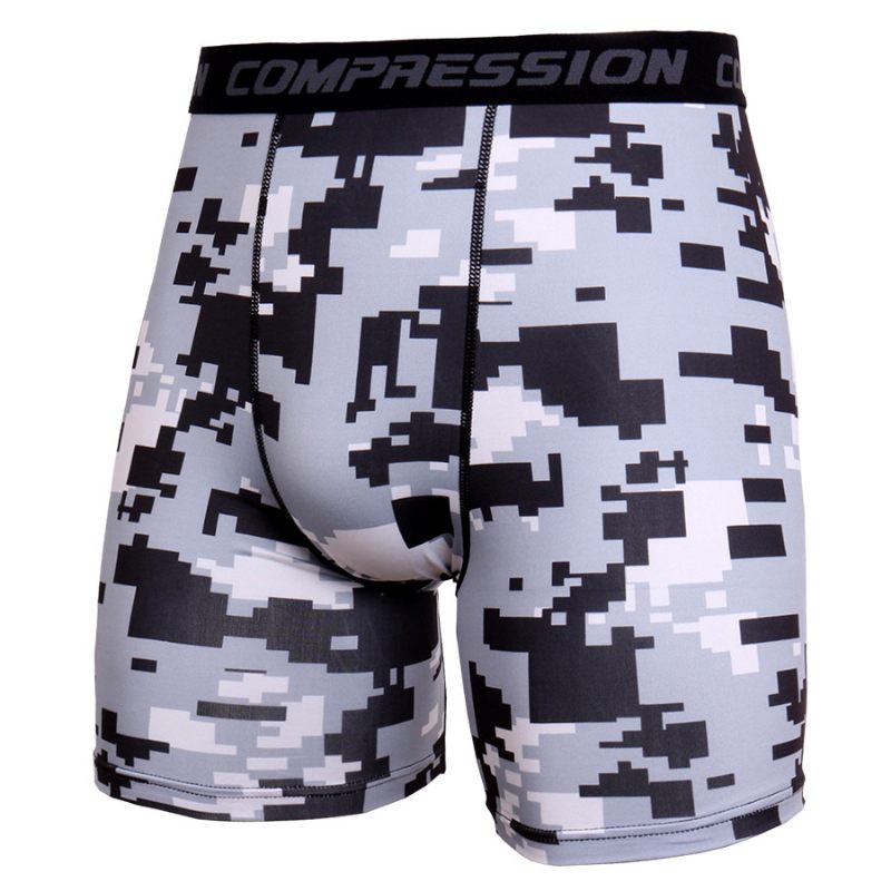 Basketballegging Camouflage Sneldrogende Shorts Heren Hardloopfitness Sportleggings